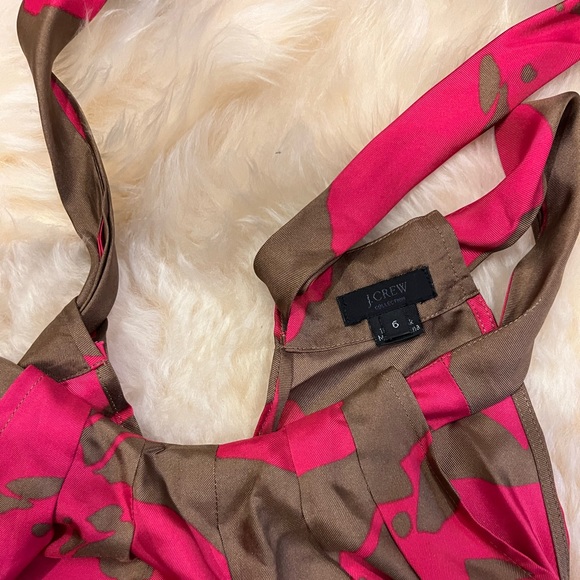 J.Crew Collection Silk Halter Top. Size 6. - Picture 3 of 5